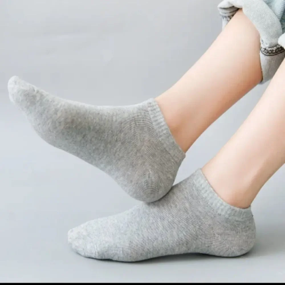 ankle sock bundle white black Gray pack set